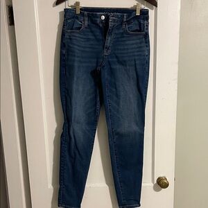 American Eagle Outfitters Dark Blue Skinny Jeans